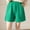 Green, variant on LEBONYARD Womens Shorts,Women's Shorts for a Relaxed and Stylish Look,,Women's Linen Shorts Solid Color Comfortable Elastic Wide Leg Casual Shorts
