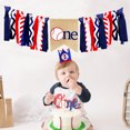 thumbnail image 3 of Party Banner Decorative Baseball Theme Hanging Banner Burlap Banner for Birthday, 3 of 5