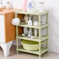 thumbnail image 2 of Estante de Almacenamiento de Plástico para Baño Zhivalor Cuadrado Verde, 2 of 8