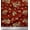 Brick Red, variant on Soimoi Blue Cotton Duck Fabric Leaf Leaves Fabric Prints By Yard 44 Inch Wide