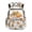 Study Capybara White, variant on Bulopur Capybara Kids Backpack for Girls Cute School Bag Lightweight Multi-Pocket Book Bag for Elementary Students