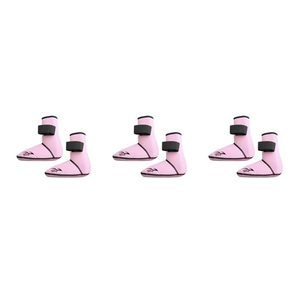sweethay Keep Diving DS-102 calcetines de buceo zapatos de esnórquel hombres mujeres antideslizante Riverside zapato protector subacuático rosado L 3Conjunto