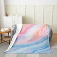 thumbnail image 2 of YST Watercolor Throw Blanket,Colorful Marble Fleece Blanket Baby 30x40 inch,Rainbow Marble Flannel Blanket for Girls Women Kids Teens,Abstract Art Tie Dye Bed Blanket for Sofa Couch Chair Office, 2 of 4