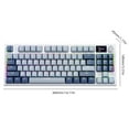 thumbnail image 5 of K86 Gaming Keyboard Colorful Backlight Mechanical 87 Keys Portable Wired/Wireless Keyboard Silence Hot Swap Design Keyboard for Laptop PC Computer Tablet, 5 of 9
