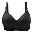 thumbnail image 4 of Sngxgn Womens Wireless Bra, Comfort Shaping Full Figure Wire-Free Bra(Black,44), 4 of 4
