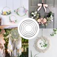 thumbnail image 2 of Fall Decor Hoops Ring Metal Craft Rings Hoops Black Rings Wreath Hoop Rings For Home Decorations DIY Crafts And Wall Hanging Crafts， Wristband, 2 of 9