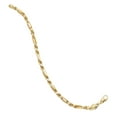 thumbnail image 2 of JewelStop 14k Yellow Gold 4.3mm Diamond Cut Figarope Bracelet with Lobster Clasp 8.5 Inches, 2 of 3