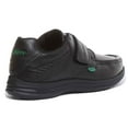 thumbnail image 3 of Kickers Reasan Strap Youth Single Hook And Loop Strap Shoes In Black Size 7, 3 of 6