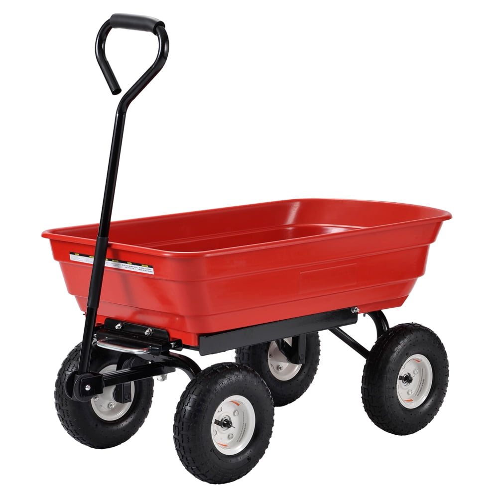 Sandusky Lee Pw3720-R Steel/Poly Crate Wagon, 300 lb Load Capacity, 37 ...