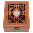 thumbnail image 1 of Boîte à Bijoux Rétro Vintage Boîte Décorative Organisateur de Rangement avec Serrure, 1 of 8