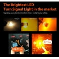 thumbnail image 4 of Lasfit 1157 2057 2357 LED Bulbs for Turn Signal Blinker Light, Built-in CANBUS Anti Hyper Flash, Plug & Play, Amber Color, 4 of 7