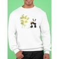 thumbnail image 2 of Panda Eating Sweatshirt Men -Image by Shutterstock, Male 5X-Large, 2 of 4