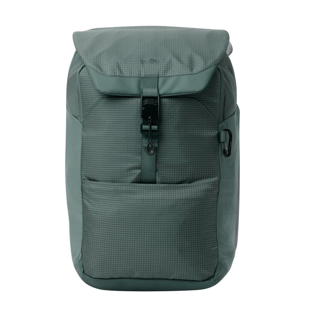 TOTTO Mochila Ergonómica Extra Grande para Hombre Porta Laptop 16 con Bolsillo Secreto | Escuela - O verde XG