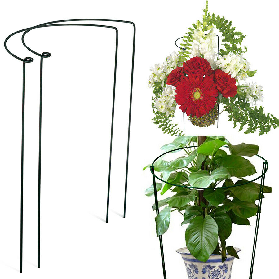 GadgetVLot Half Round Garden Plant Support Ring Hoop