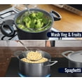 thumbnail image 7 of Solid Stainless Steel Spider Strainer Skimmer Ladle for Cooking and Frying, Kitchen Utensils Wire Strainer Pasta Spoon, 7 of 7