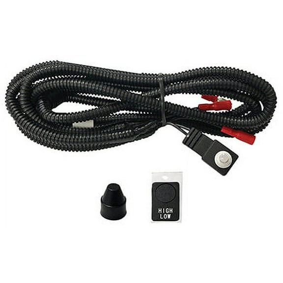 RHOX Golf Cart Wire Harness, High/Low Beam Push Button Control - LED Headlights