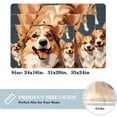 thumbnail image 2 of Corgi Dog Polyester Indoor Mat Non-Slip Area Rug Chair Rugs Machine Washable, 2 of 6