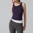 thumbnail image 5 of Fewfanhot Womens Tank Tops Casual Basic Sleeveless Round Neck Workout Fitted Tops Basic, 5 of 6