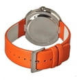 thumbnail image 3 of Men's Diamond Orange Leather Orange Analog Watch, 3 of 4