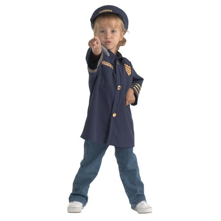 Brand New World Career Costume, Police Officer, Ages 3-6, Multicolor