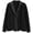 Black, variant on Women's Vintage Shawl Collar Sweater Fake Two-Piece Button Front Knitted Cardigan Coat