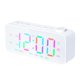 thumbnail image 3 of Reloj Despertador Digital perfecl Mesa Brillo Atenuador blanco, 3 of 8