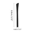 thumbnail image 4 of Consejos para patillas de gafas Unique Bargains 5 pares, patrón de agujero cuadrado de cabeza plana, ganchos para orejas antideslizantes 2.72"x0.27" negro, 4 of 5