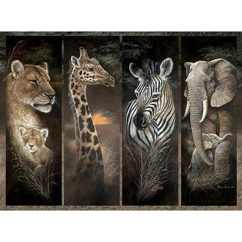 3000 Pieces Animal Jigsaw Puzzles for Adults-Colored Lion-Jigsaw Puzzles Home Decoration Educational Games Toy Gift