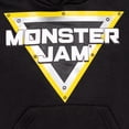 thumbnail image 3 of Sudadera con capucha con el logotipo de Monster Jam Trucks para niños pequeños, forro polar negro 7-8, 3 of 8