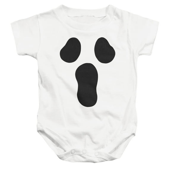 Popfunk Halloween Ghost Costume Unisex Infant Snap Suit for Baby, White, Medium