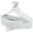 White, variant on Edergoo Wooden Suit Hangers 20 Pack, Natural Solid Wood Coat Hanger with Smooth Finish, Non-Slip Pant Bar & 360° Swivel Hook