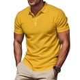 thumbnail image 2 of Golf Polo Shirts for Men Short Sleeve Collared Button Up Tees Casual Lightweight Quick Dry Work T Shirts, 3XL, 2 of 9