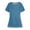 Dark Blue #049, variant on Women's Classic Fit Crewneck Scrub Top – 4-Way Stretch Durable Material with Well-Placed Pockets Purple L