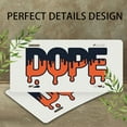 thumbnail image 4 of License Plate, Trendy Dope Text Art Decorative Front,Personalized Stainless Steel License Plate Cover For Men Women,12.2" X 6.2", 4 of 7