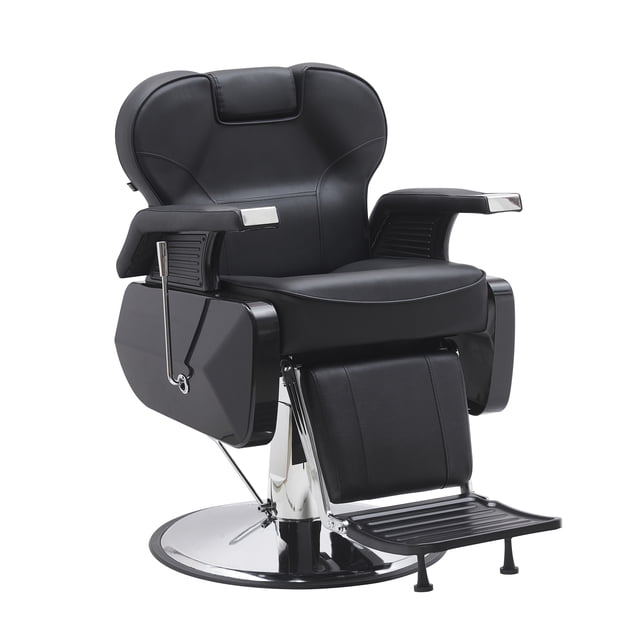 Silla EKE LIFE HOME barbería ESTETICA Reclinable Hidráulica color negro