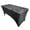 Black, variant on Your Chair Covers - Velvet Spandex 8 Ft Rectangular Table Cover Blush