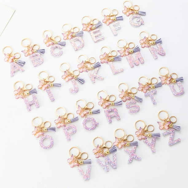 Yykcavykas Clearance & Promo Fashion 26-letter Key Chain Pendant
