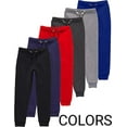 thumbnail image 3 of Boy's Slim-Fit Fleece Jogger Sweatpants (2-Pack), 3 of 4