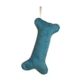 thumbnail image 2 of Large Dog Bone Pattern Fleece Christmas Stocking, Cute Cozy Soft Holiday Decorative Gift Sock, Christmas Hanging Stocking for Fireplace Mantel, Xmas Home Decoration Pet Ornament, Blue, 2 of 7