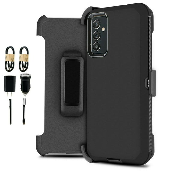 Value Pack ! for Samsung Galaxy A82 Quantum 2 Phone Case 360° Cover Clip Heavy Duty Kickstand Holster Hybrid Shock Bumper