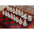thumbnail image 4 of thinsony Vintage Wooden Chinese Chess Board Table Games Set Gift Collectibles, 4 of 9