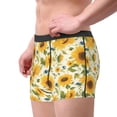 thumbnail image 4 of Daiia Beautiful Countryside Sunflower Men's Underwear Boxer Briefs, Cotton Stretch Moisture-Wicking Underwear-XX-Large, 4 of 9
