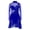 Blue, variant on Xnihocha Girls Rhinestones Figure Skating Dance Dress Irregular Hem Lyrical Dance Dresses Competition Dusty Pink 16