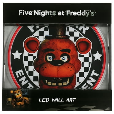 Five Nights at Freddy's LED Wall Decal, 12" x 12", for Teens and Adults