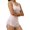 Pink, variant on Moisture Wicking Belly Control Workout Outfit With Sports Bra and Elastic Waistband Leggings Shorts For Running Cycling