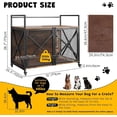 thumbnail image 3 of Royalbelle Style Meuble Grande Cage pour Chien d'Intérieur avec Roues Verrouillables et Coussin Intégré, 3 of 8