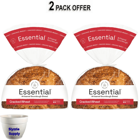 Essential Cracked Wheat Sliced Sourdough Bread, Non-GMO, 16 oz