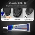 thumbnail image 6 of Heavy Duty Shoe Glue Sole Repair Kit Clear Flexible Adhesive for Boots Sneakers Leather Rubber Waterproof Bonding Dries within 12 Hrs, 6 of 8