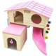 thumbnail image 1 of KAIYANG Cabaña de madera para animales: casa de hámster de doble capa, 1 of 4