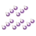 thumbnail image 2 of Milisten 15Pcs Shell Pearl Charms Enamel Clam Shell Pendants DIY Ear Jewelry Accessories, 2 of 5